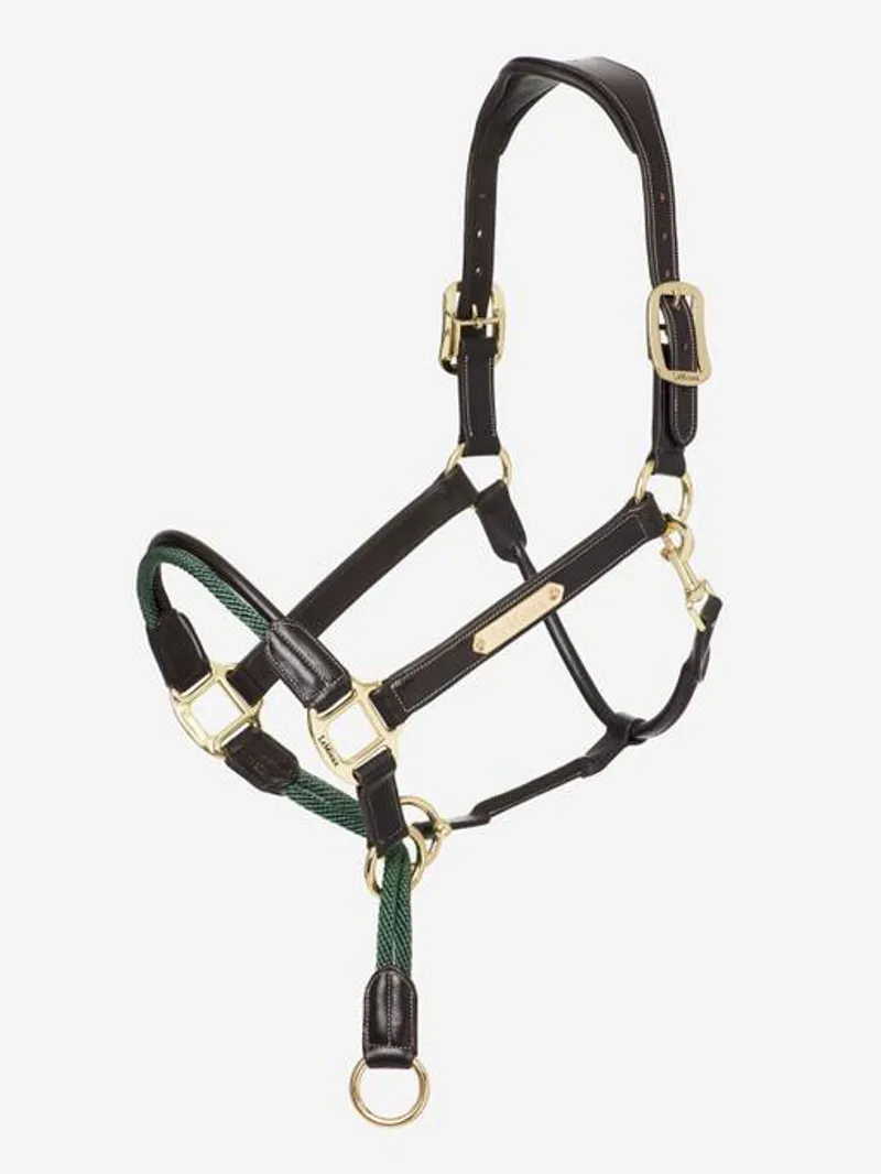 LeMieux Rope Control Headcollar in Brown